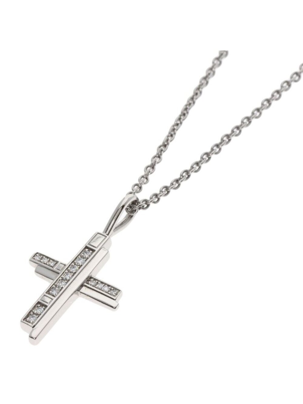 Harry Winston Traffic Cross Diamond Necklace